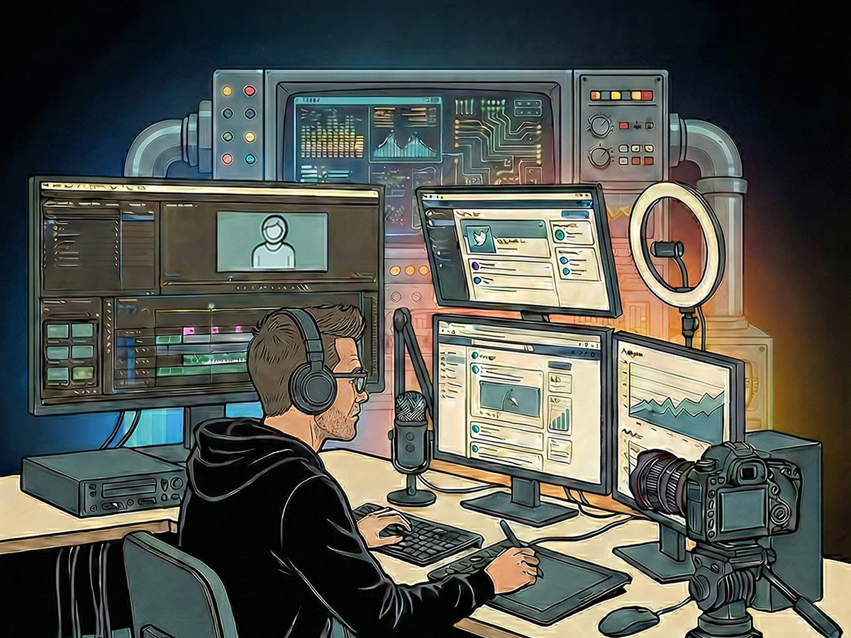 AI-powered content production studio